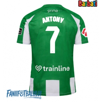 Real Betis Antony #7 Tricou Fotbal Replică 2025-26 Barbati Acasa